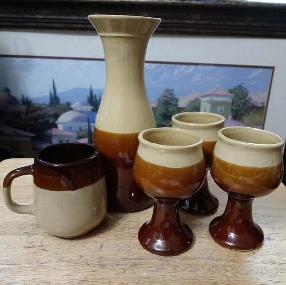 🏤🍇🍍🍷ARMBEE RARE 6 VINTAGE ITEMS WINE &TEA SET SAN FRANCISCO 🍵☕🍷🇺🇸 - Picture 7 of 16